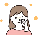 Hay Fever Woman SVG Icon